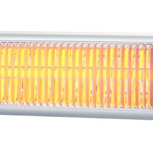 infrared heater, 1500w remote control electric space infrared heater, ip65 protection carbon infrared outdoor heater with 3 speeds, for porch,patio,dining room,studio,backyard,garage, wall mount