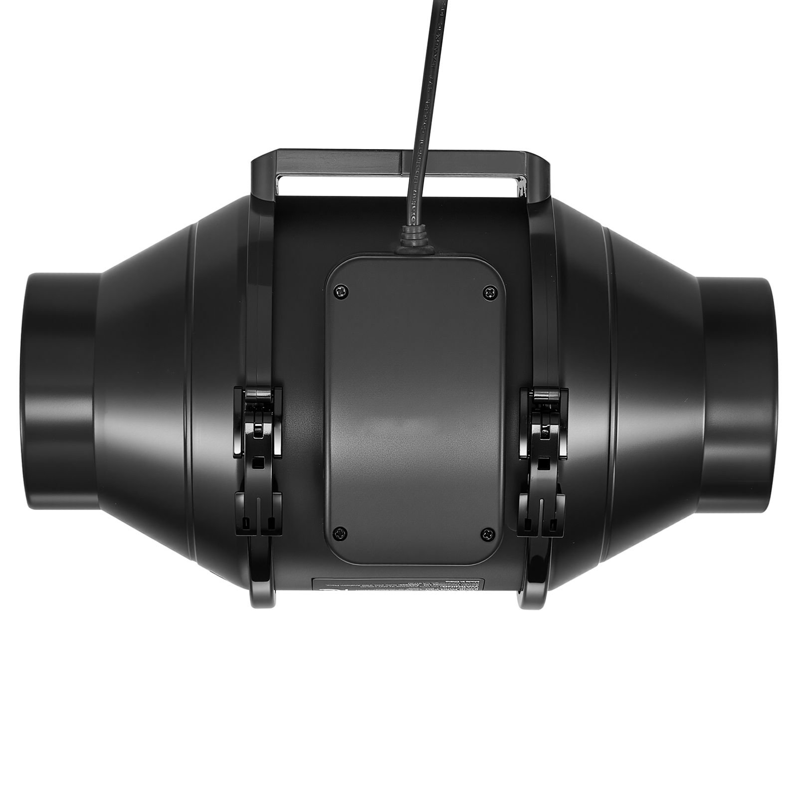 inline duct fan, 4 in quiet inline exhaust fan, 180 cfm powerful ac motor ventilation fans for cooling booster, high air flow, vent blower fans for indoor grow tents basement hydroponics