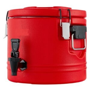 Insulated Beverage Dispenser, 2.2 Gal/8L Thermal Hot and Cold Drink Server Dispenser with Spigot, Food-Grade Cooler Jug with 304 Stainless Steel Interior, for Tea Coffee Restaurant Outdoor
