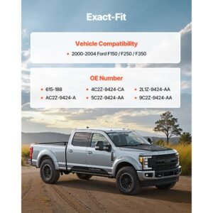 intake manifold, with gasket, engine intake manifold assembly compatible with 2000 2004 ford f150/f250/f350, replace 615 188, ac2z 9424 a, 2l1z 9424 aa, 4c2z 9424 ca, 5c2z 9424 aa, 9c2z 9424 aa