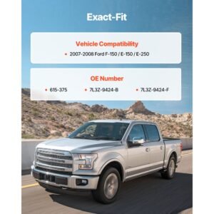 intake manifold, with gasket, engine intake manifold assembly compatible with 2007 2008 ford f 150 / e 150 / e 250, automotive engine replacement kit replace 615 375, 7l3z 9424 b, 7l3z 9424 f
