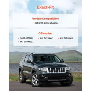 intake manifold, with gasket, engine intake manifold assembly compatible with 2011 2015 grand cherokee, manifold replacement replace 3009 167alu, 051 841 99 af, 051 841 99 ad, 051 841 99 ae