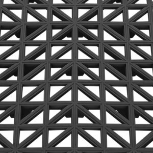 interlocking tile 50pcs black, drainage tiles 12" x 12" splicing, soft pvc interlocking drainage floor tiles, non slip drainage holes for restroom, bathroom, kitchen, pool, wet areas