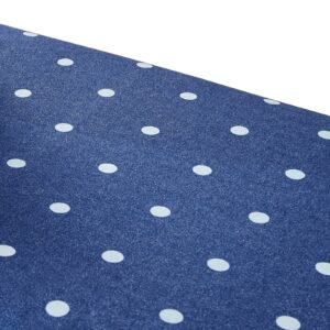 Ironing Board with Bottom Storage Tray, Thickened 4 Layers Iron Board with Heat Resistant Cover and 100% Cotton Cover, 10 Adjustable Heights Ironing Board for Home Laundry Room Use (Size 55x15)