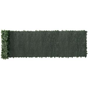 ivy privacy fence, 39 x 198in artificial green wall screen, greenery ivy fence with mesh cloth backing and strengthened joint, faux hedges vine leaf decoration for outdoor garden, yard, balcony