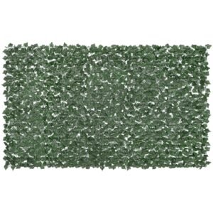 ivy privacy fence, 59 x 98 in artificial green wall screen, greenery ivy fence with strengthened joint, faux hedges vine leaf decoration for outdoor garden, yard, balcony, patio decor