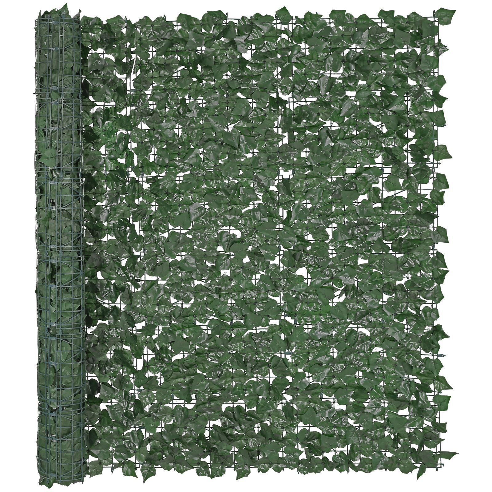 ivy privacy fence, 59 x 98 in artificial green wall screen, greenery ivy fence with strengthened joint, faux hedges vine leaf decoration for outdoor garden, yard, balcony, patio decor
