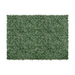 ivy privacy fence, 96 x 72 in artificial green wall screen, greenery ivy fence with mesh cloth backing and strengthened joint, faux hedges vine leaf decoration for outdoor garden, yard, balcony