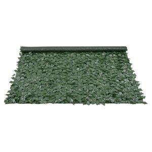 ivy privacy fence, 96 x 72 in artificial green wall screen, greenery ivy fence with mesh cloth backing and strengthened joint, faux hedges vine leaf decoration for outdoor garden, yard, balcony