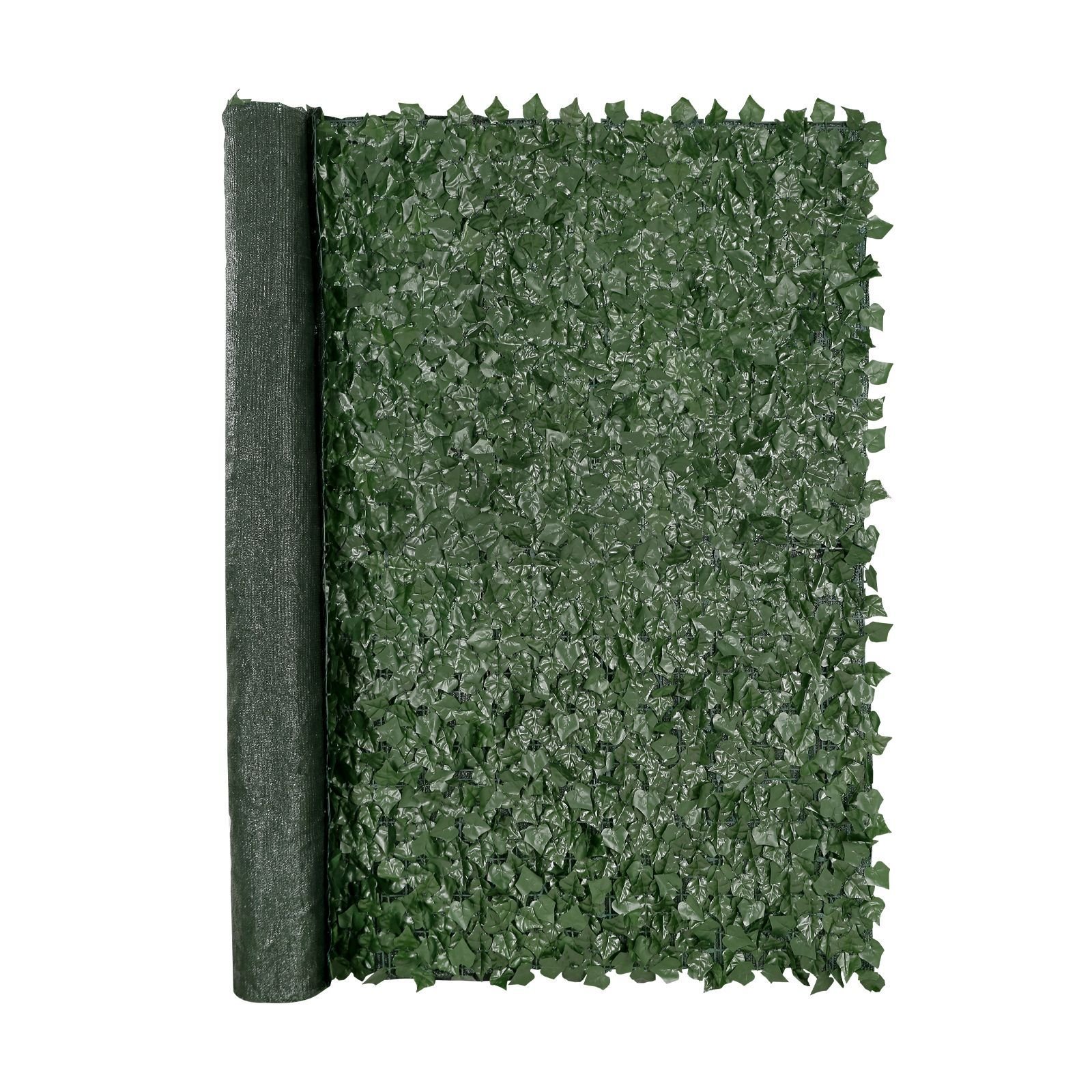 ivy privacy fence, 96 x 72 in artificial green wall screen, greenery ivy fence with mesh cloth backing and strengthened joint, faux hedges vine leaf decoration for outdoor garden, yard, balcony