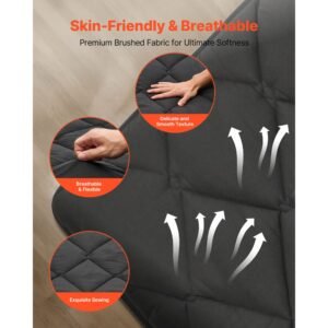 japanese tatami mat, full size foldable japanese tatami mattress, futon mattress with storage bag & fastener, 9 layer floor mat for sleeping, dormitory, meditation, yoga, 80 x 54 x 3.5 in, black