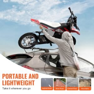 kids ride on motorcycle, 36v battery powered electric motorcycle with speed up to 15.5mph, treaded tires, battery gauge, dual brakes, ride on toys for children boys girls aged 14+