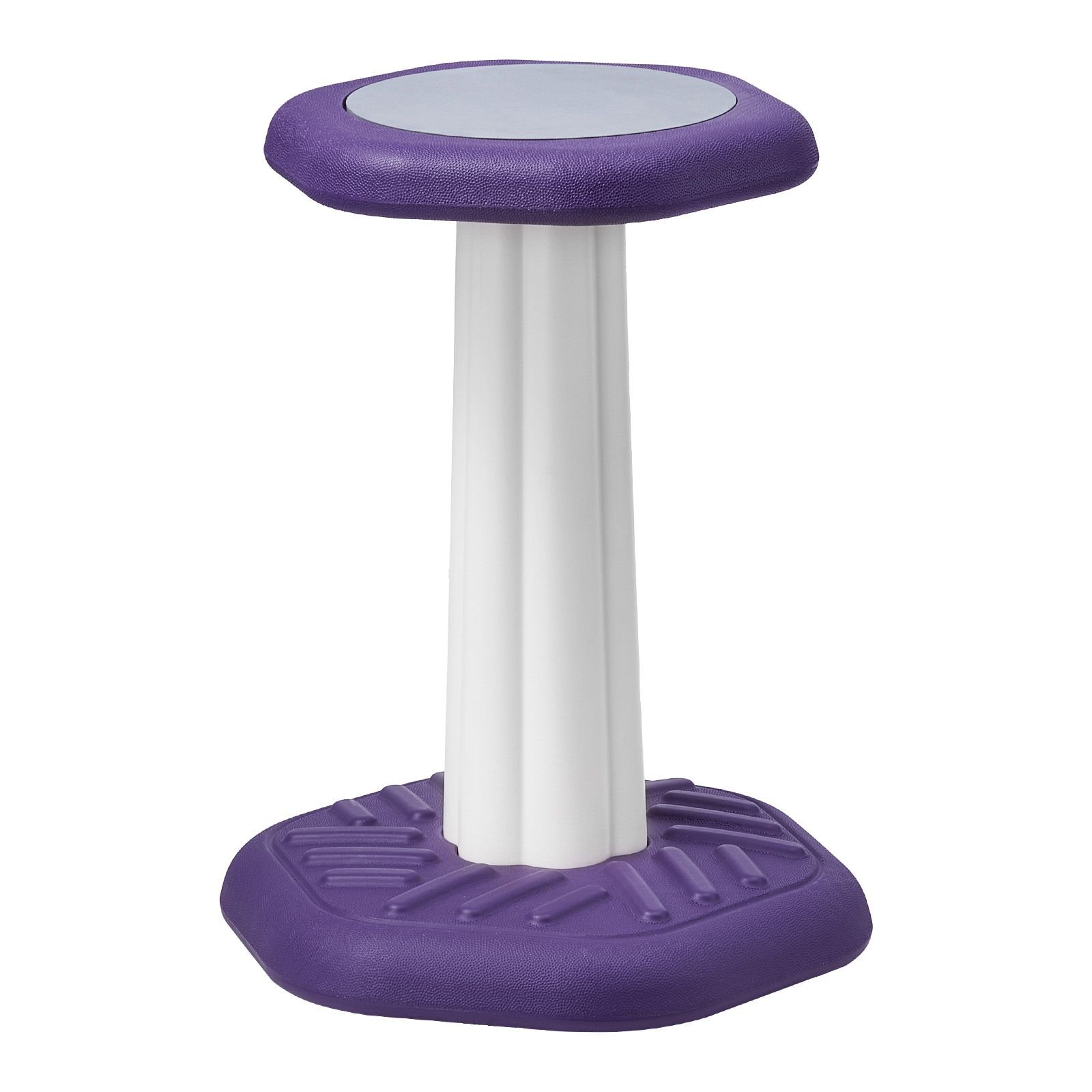 kids wobble chair, active chair with sponge cushion, wobble stool improves focus, posture and calm children, ideal for schools and home, age 7 14, purple