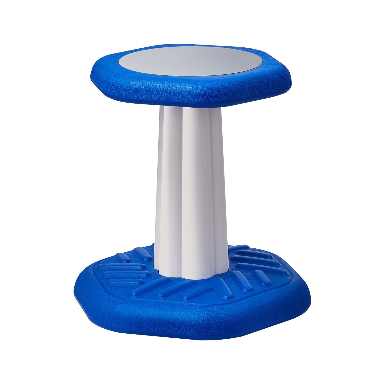 kids wobble chair, active chair with sponge cushion, wobble stool improves focus, posture and calm children, ideal for schools and preschools, age 3 7, blue