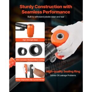 knockout punch set, 15 ton hydraulic knockout set, 1/2" to 4" ko tool kit hole making tool, ko tools kit w/10 dies for metal electrical cabinets, electrical control cabinets, switch cabinets