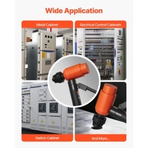 knockout punch set, 15 ton hydraulic knockout set, 1/2" to 4" ko tool kit hole making tool, ko tools kit w/10 dies for metal electrical cabinets, electrical control cabinets, switch cabinets
