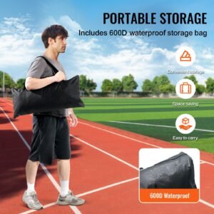 l screen baseball for batting cage, 7x7 ft baseball & softball safety screen, body protector portable batting screen with carry bag & ground stakes, baseball pitching net for pitchers protection