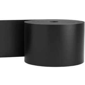 Landscape Edging, 10 inch Depth 300 ft Total Length, Recycled HDPE Coiled Terrace Board, Flexible Bender Border for Landscaping, Lawn, Garden, Yard, Against Invading Weeds, Black