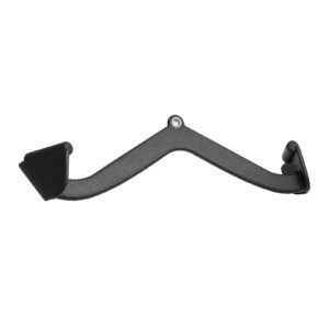 lat pulldown attachment, cable machine rowing v bar attachment, tricep pull down bar, back strength training rubber coated handle grip, bicep curl tricep lat pulldown bar for home gym fitness