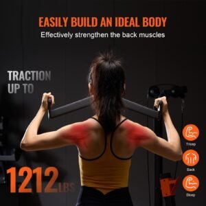 lat pulldown attachment, cable machine rowing v bar attachment, tricep pull down bar, back strength training rubber coated handle grip, bicep curl tricep lat pulldown bar for home gym fitness