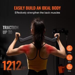 lat pulldown attachments, cable machine rowing t bar v bar 5 set, tricep pull down bar, back strength training rubber coated handle grip, bicep curl tricep lat pulldown bar for home gym fitness