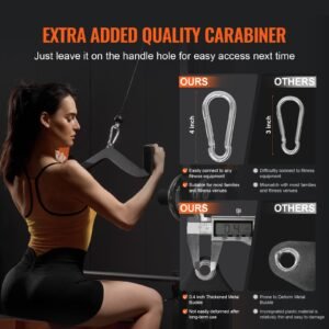 lat pulldown attachments, cable machine rowing t bar v bar 7 set, tricep pull down bar, back strength training rubber coated handle grip, bicep curl tricep lat pulldown bar for home gym fitness
