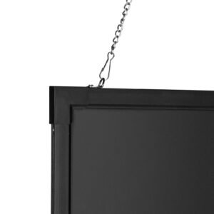 led message writing board, 24"x16" illuminated erasable lighted chalkboard, neon effect menu sign board, drawing board with 8 fluorescent chalk markers and remote tested to ul standards