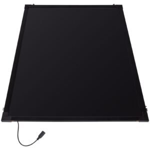 led message writing board, 32"x24" illuminated erasable lighted chalkboard, neon effect menu sign board, drawing board with 8 fluorescent chalk markers and remote contro tested tostandards