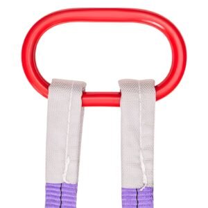 lifting sling straps, 2pcs two leg polyester bridle sling with hooks, 4400lb capacity, 5ft heavy duty rigging strap, thickened & wear resistant webbing slings for engines cranes hoists truck