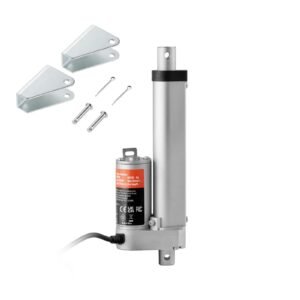 Linear Actuator 12V, 4 Inch High Load 330lbs/1500N Linear Actuator, 0.19"/s Linear Motion Actuator with Mounting Bracket and IP54 Protection