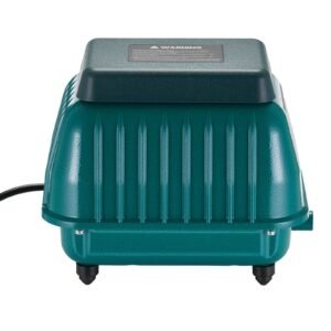 linear air pump, 1110 gph air flow, septic aerator pump, aeration system for 10 ft deep ponds, fit for septic tanks, aquariums, waste treatment, seafood restaurants, fish farms, hydroponics