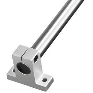 linear guide rail set, sfc20 1200 mm, 2 pcs 47.2 in/1200 mm sfc20 guide rails 4 pcs sc20 slide blocks 4 pcs rail supports, linear rails and bearings kit for automated machines cnc diy project
