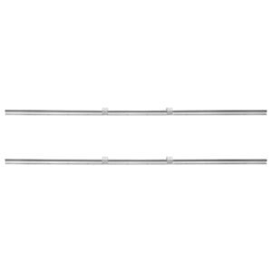 linear motion guide kit, sbr20 1800mm, includes 2 pcs 70.9 in/1800 mm sbr20 rails and 4 pcs sbr20uu bearing blocks, ideal for cnc machines, automation equipment, and diy projects