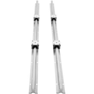 Linear Rail Kit, SBR20 800mm, Includes 2 PCS 31.5 in SBR20 Rails & 4 PCS SBR20UU Blocks, Ideal for CNC Machines, Automation Projects, and DIY Crafts