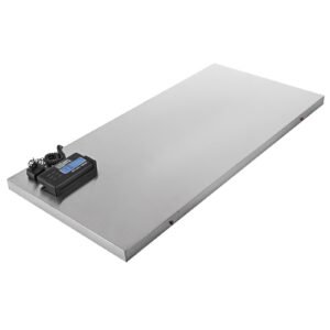 livestock scale 700lbs, dog scales large platform 40.6x20.9inch stainless steel vet scale industrial floor scale large animal scale pig scale goat weight scale pet digital scale