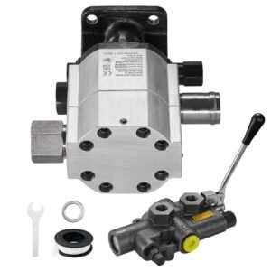 Log Splitter Pump Kit 16 GPM Log Splitter Hydraulic Pump 2 Stage Wood Splitter Pump Log Splitter Kit Log Splitter Build Kit with 25 GPM Auto Control Detent Valve 1/2" Work Port for Tracker