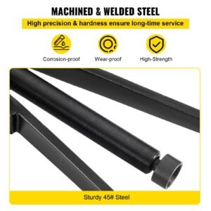 lower bearing carrier puller, compatible with yamaha, johnson, evinrude, honda, mercury, robust steel marine lower bearing puller with adjustable arms, works for lower carrier bearing removing