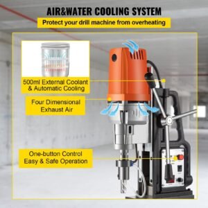 magnetic drill 1450w magnetic drill press with 2inch boring diameter annular cutter machine 2900 lbs 11pcs hss annular cutter bits