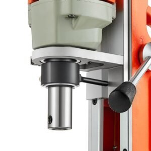 magnetic drill press, 1200 w, 1.5 in boring diameter, 2248 lbf power mag drill press, 900 rpm speed, with weldon shank, efficient cooling, for metal surface, industrial and home improvement