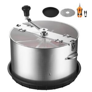 Manual Bud Leaf Trimmer, 16 in Reaper Bowl Bud Trimmer with Stainless Steel Blades, Visual Cutting, Wet & Dry Hydroponic Cutting Machine with Tray, Twisted Spin Cut for Plant Buds Flowers