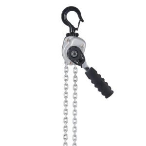 manual lever chain hoist, 1/2t 1100lbs capacity heavy duty come along, 20ft lift g80 alloy steel chain with dual pawl mechanical brake,360°rotating hooks, for warehouse construction garage