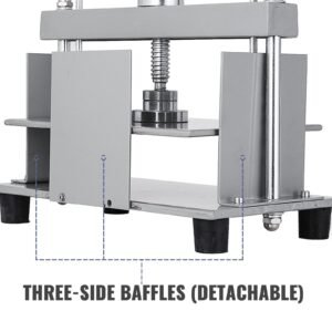 manual paper press machine, 12x8.6 inch for a4 sized papers flatting machine, 10cm thickness steel frame manual flat paper press machine, papermaking book press