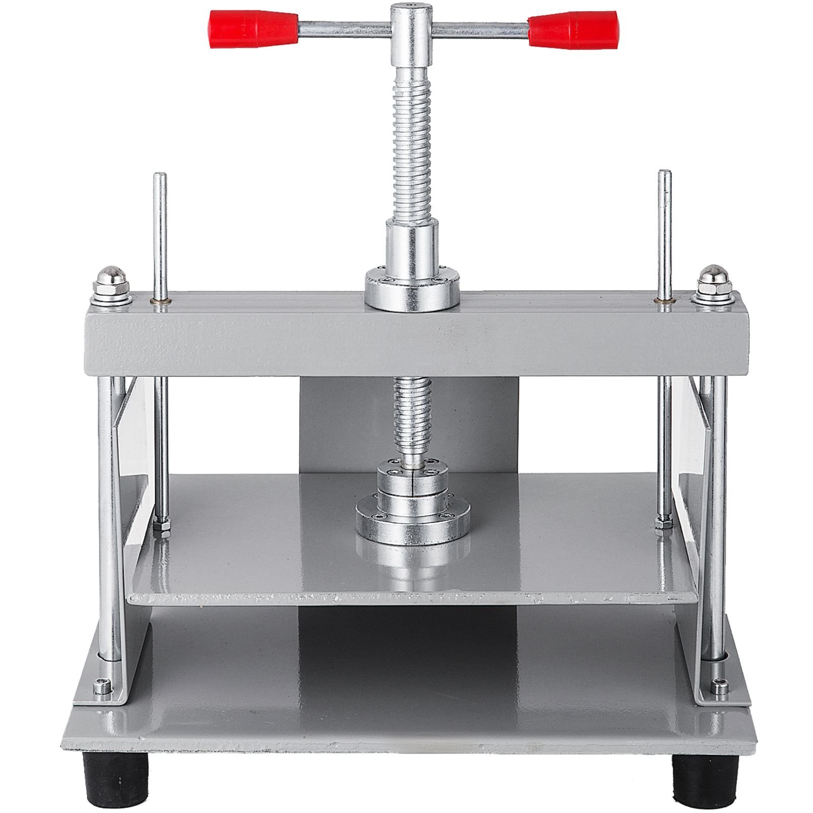 manual paper press machine, 12x8.6 inch for a4 sized papers flatting machine, 10cm thickness steel frame manual flat paper press machine, papermaking book press