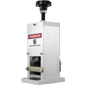 manual wire stripping machine 0.06 0.98 inches, wire stripper machine with hand crank portable, wire stripping tool aluminum construction,for scrap copper recycling