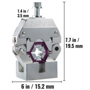 manually operated ac hose crimper hydra krimp 71550 manual ac hose crimper kit air conditioning repair handheld ac hose crimping tool with 4 dies