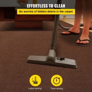 marine carpet, 6 x 23 ft boat carpeting, deep brown marine grade boat carpet, indoor/outdoor marine carpeting with water proof tpr backing, water proof carpet roll for home, patio, porch, deck