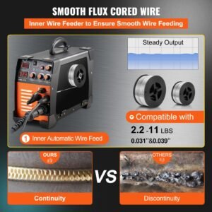 mig welder, 3 in 1 welder welding machine, 270 amp mig lift tig arc welder 110v 220v lift tig welder lift arc welder digital display combo welding machine mma stick igbt dc inverter welder