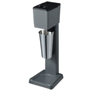 milkshake maker machine, 375w commercial milk shake maker mixer, single head drink mixer blender machine, 3 speed milkshake blender with 27.7oz stainless steel cup for commercial