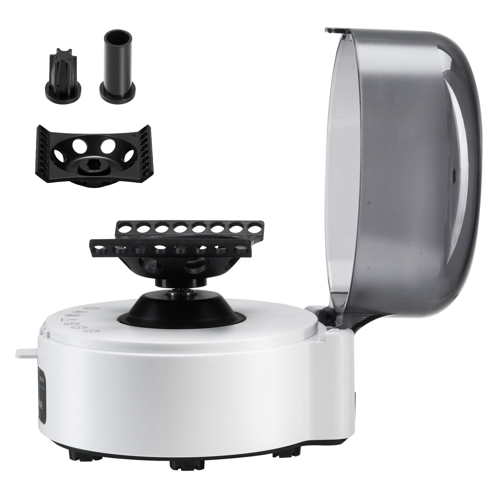 mini centrifuge machine, 3013xg rcf electric laboratory centrifuge machine with 2 in 1 rotor for 0.2/1.5/2ml tube capacity, fixed speed 7000r/min, low noise, widely used in various experiments