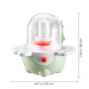 mini pottery wheel, 2 in and 3 in turntables, adjustable speed, electric clay wheel for kids and beginners, complete pottery set with clay sculpting tools, gift for boys and girls, green